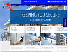 Tablet Screenshot of lockmasterlv.com